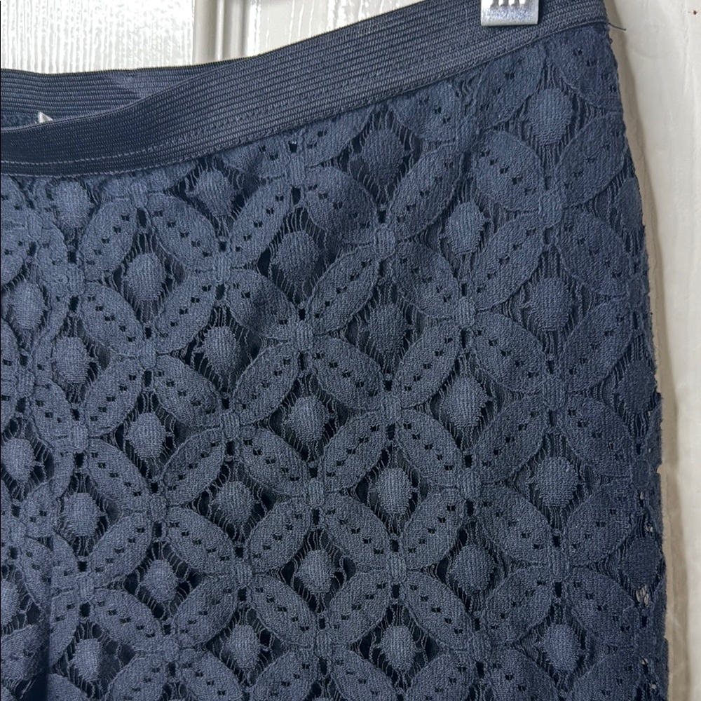 Lush Black High Waist Elegant Lace Shorts - Picture 2 of 4
